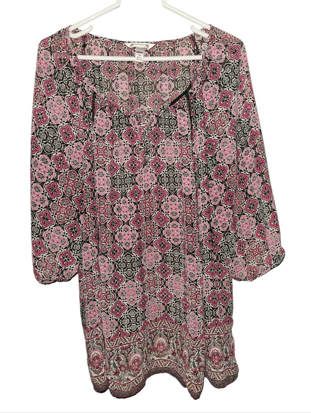 2X Croft & Barrow Semi Sheer Blouse
